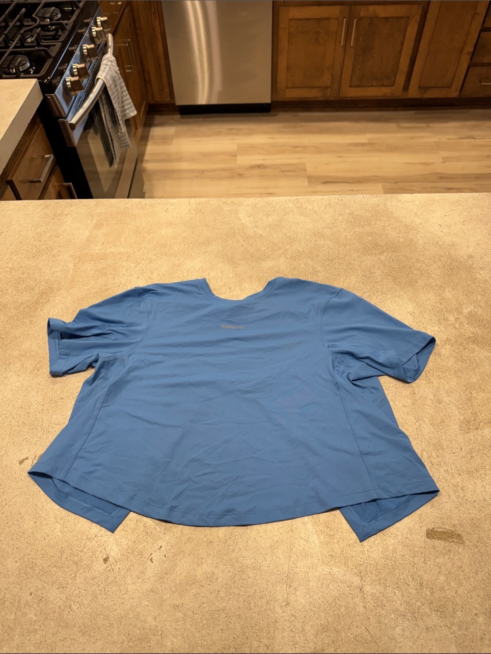 lululemon athletica Sky Blue Short-Sleeve Active Tee